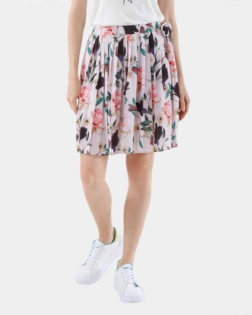Falda para mujer con estampado floral