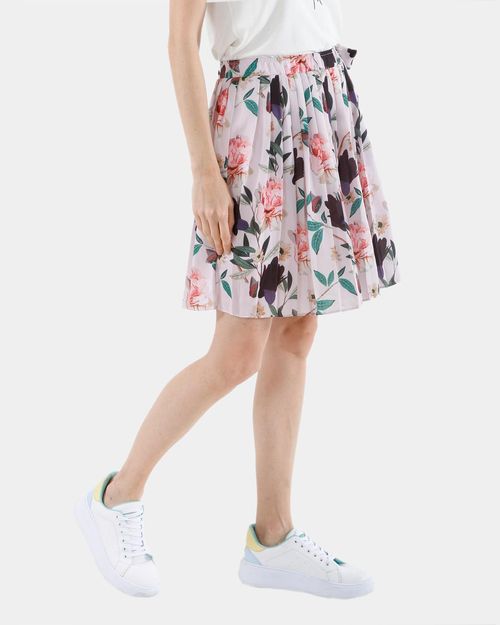 Falda para mujer con estampado floral