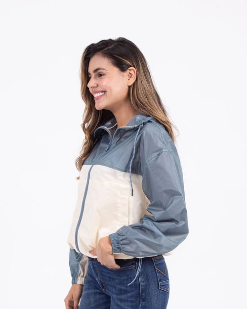 Chaqueta con bloques para mujer