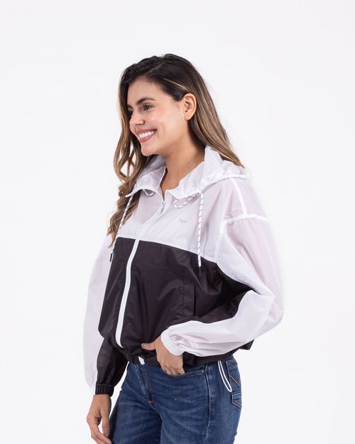 Chaqueta con bloques para mujer