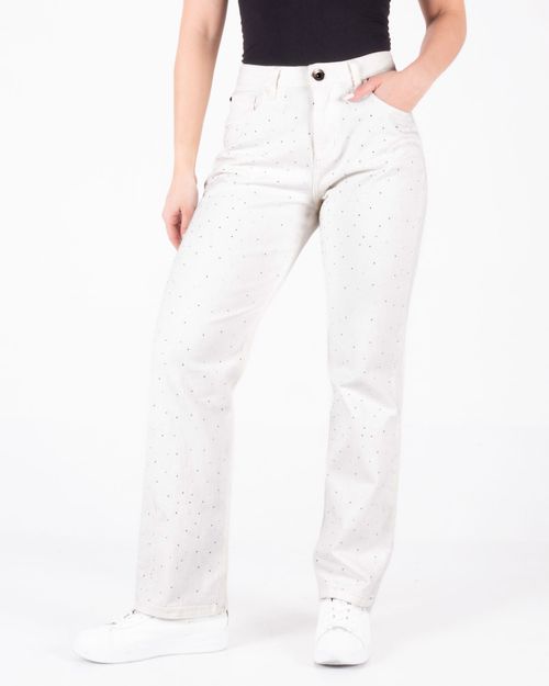 Jean blanco para mujer