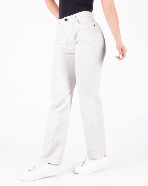 Jean blanco para mujer