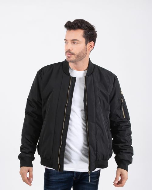 Chaqueta negra para hombre