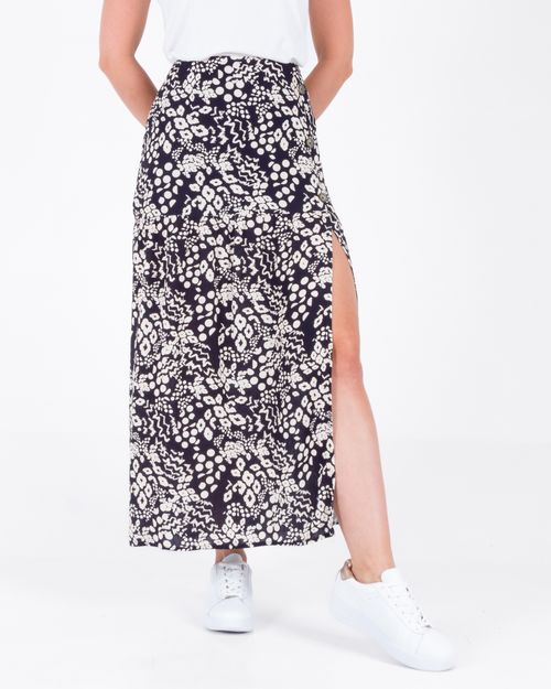 Falda estampada para mujer