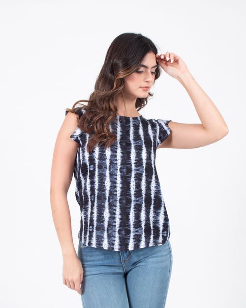 Blusa estampada para mujer