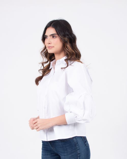 Camisa blanca para mujer