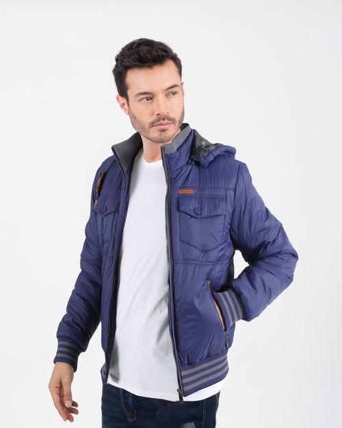Chaqueta azul para hombre