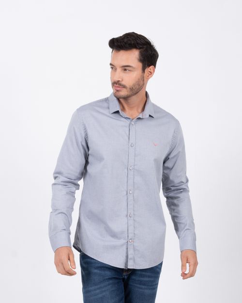 Camisa gris para hombre