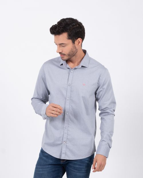 Camisa gris para hombre