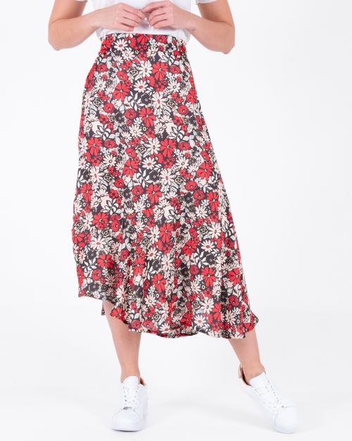Falda estampada para mujer