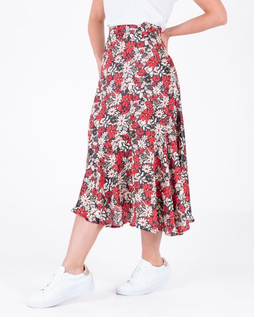 Falda estampada para mujer
