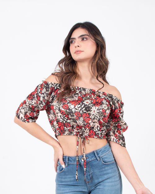 Blusa estampada para mujer