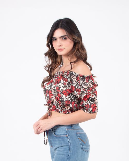 Blusa estampada para mujer