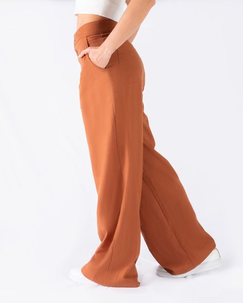 Pantalon terracota para mujer