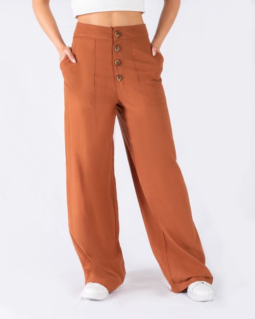 Pantalon terracota para mujer
