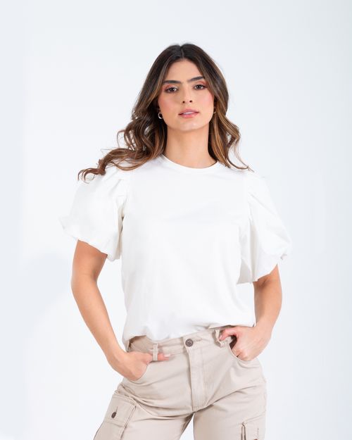 Blusa ivory para mujer