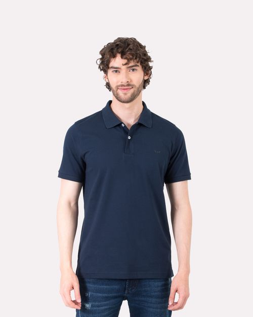 Polo azul para hombre