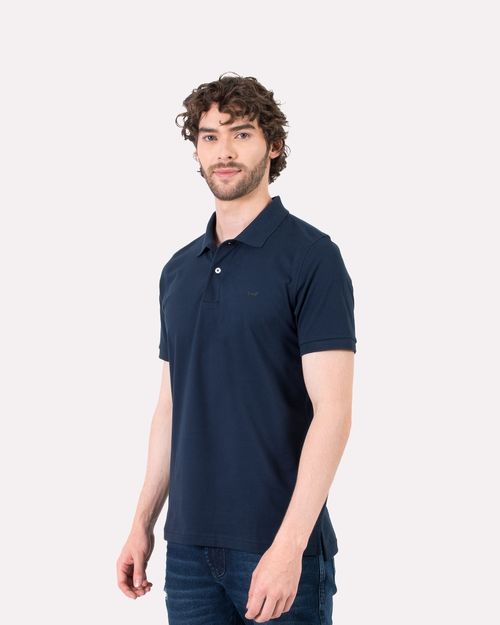 Polo azul para hombre