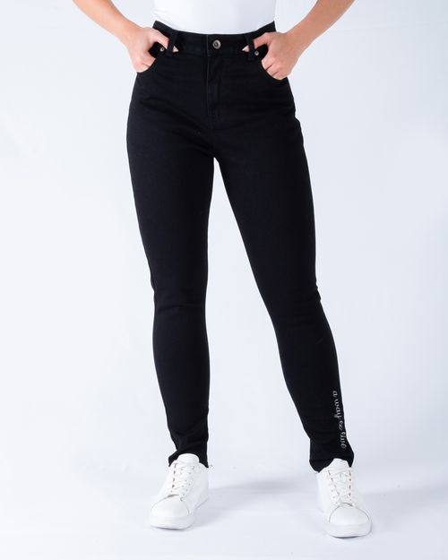 Jean negro para mujer