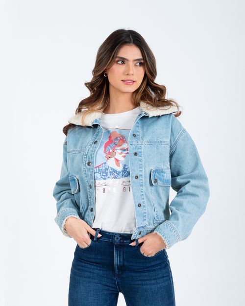Chaqueta en denim para mujer