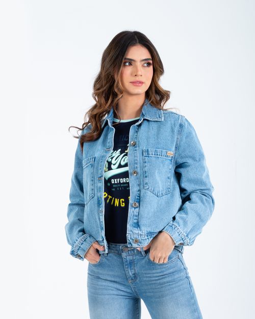 Chaqueta denim para mujer