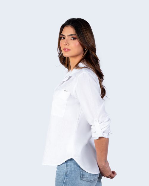 Camisa blanca para mujer