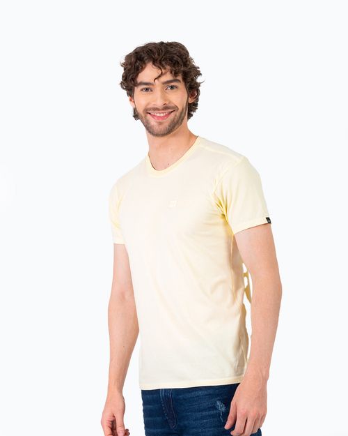 Camiseta amarilla para hombre