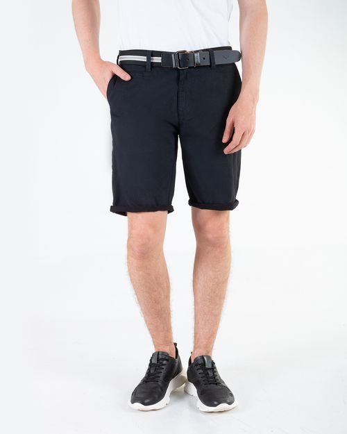 Bermuda negra para hombre