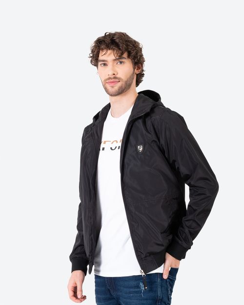 Chaqueta negra para hombre