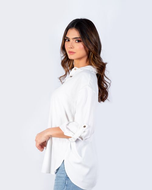 Camisa blanca para mujer
