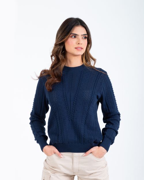 Sweater azul para mujer
