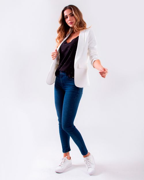 Blazer blanco para mujer