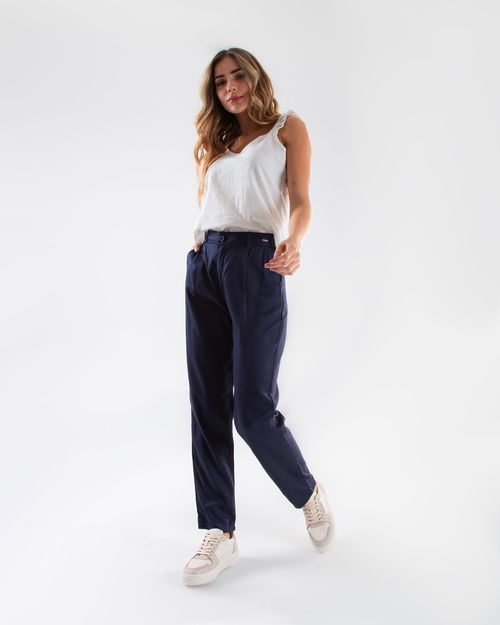 Pantalon azul para mujer