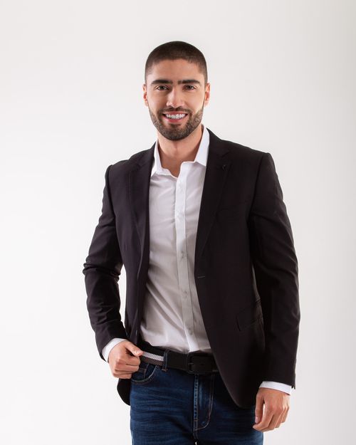 Blazer negro para hombre