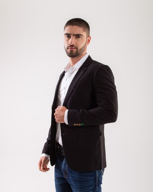 Blazer negro para hombre