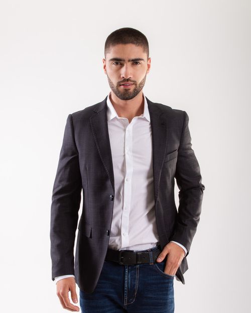 Blazer negro para hombre