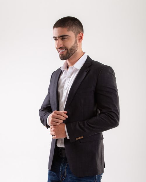 Blazer negro para hombre