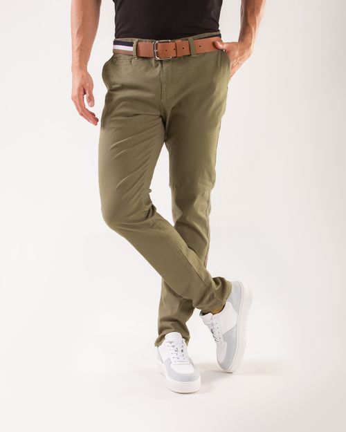 Pantalon cafe para hombre