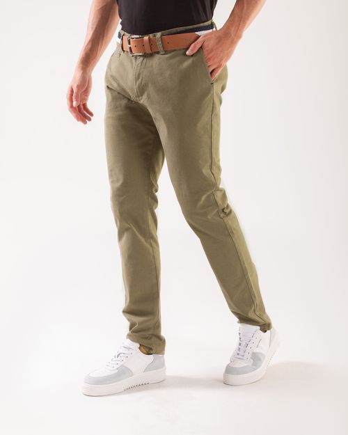 Pantalon cafe para hombre