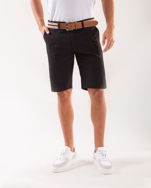 Bermuda negro para hombre