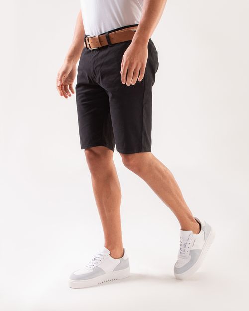 Bermuda negro para hombre