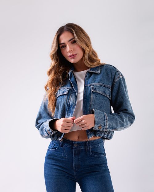 Chaqueta denim para mujer