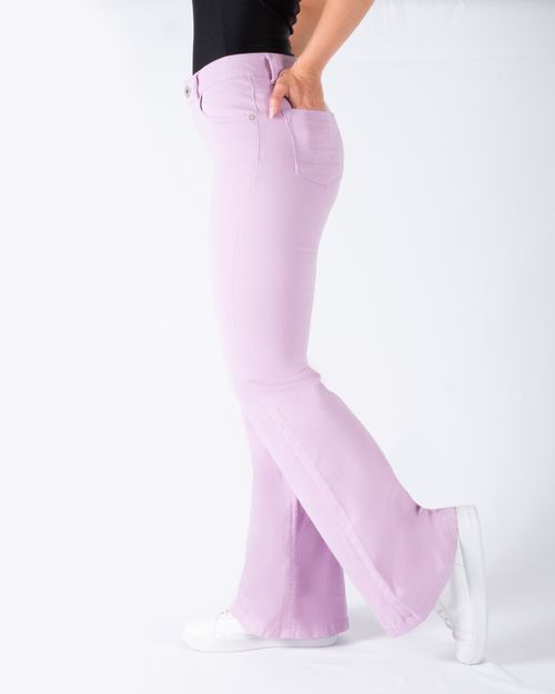 Pantalon lila para mujer