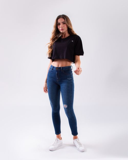 Camiseta negra para mujer