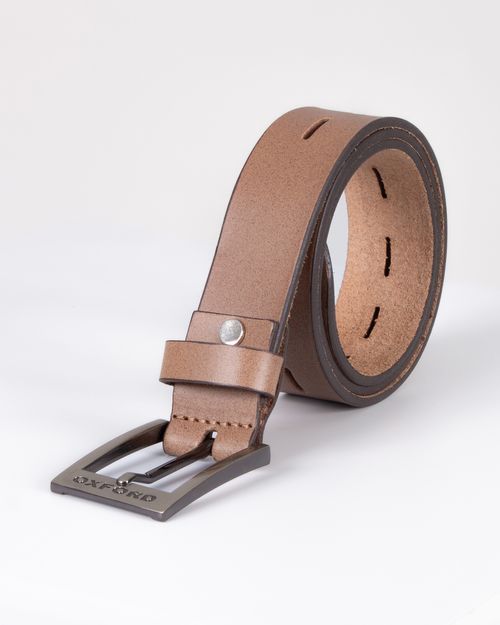 Cinturon cafe para hombre