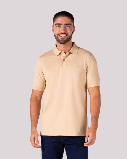 polo beige para hombre