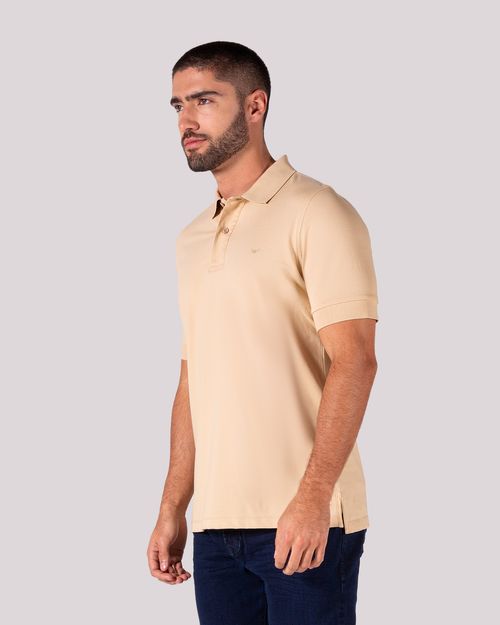 polo beige para hombre