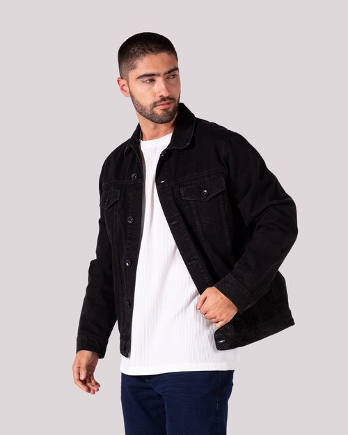 Chaqueta negra para hombre