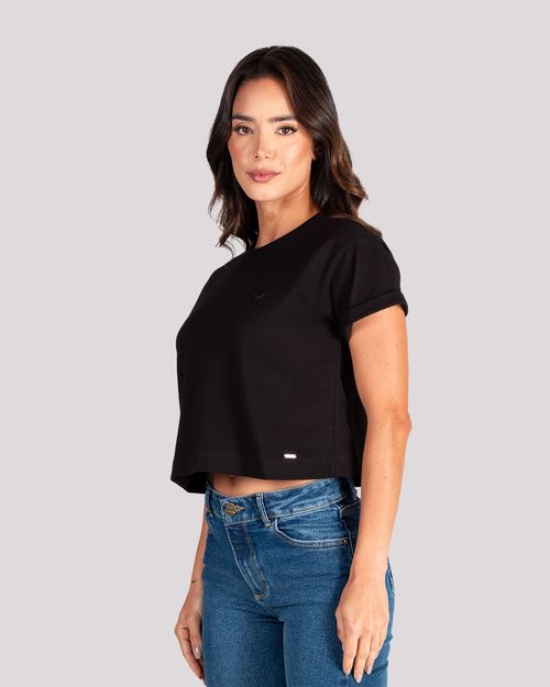 Camiseta negra para mujer