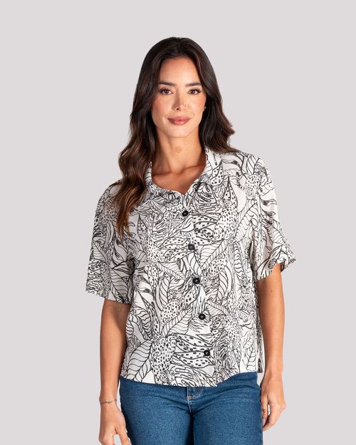 Camisa estampada para mujer
